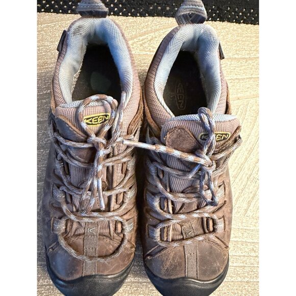 KEEN Men’s Waterproof Hiking Shoes Size 8.5 Brown Leather Trail / Outdoor Shoes main image 7